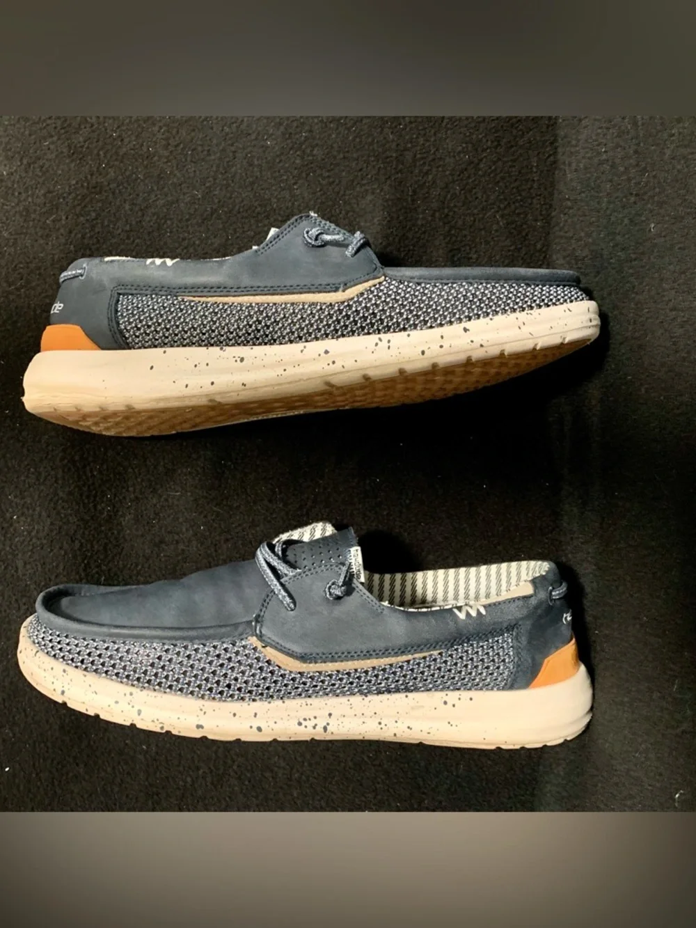 Hey Dude Welsh Grip Navy Slip-On Shoes - Men’s Size 12